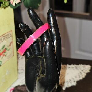 Kate Spade of New York Hot Pink and Gold Bangle Braclet